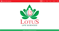 Desktop Screenshot of lotuslifesciences.com